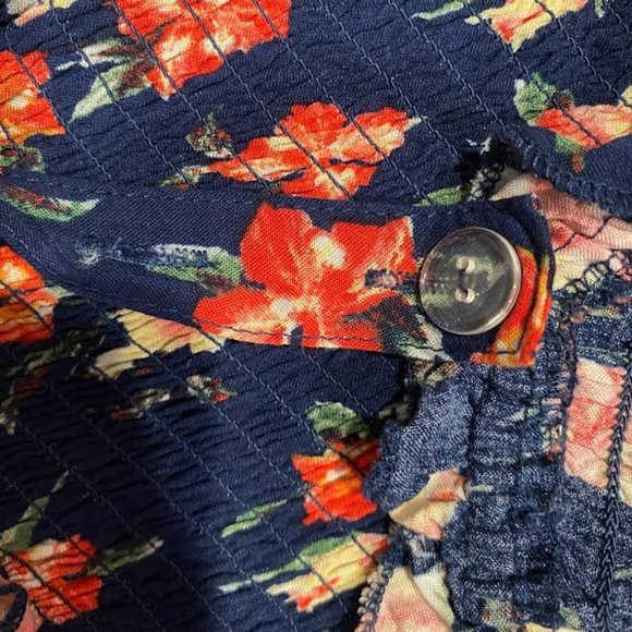 Adjustable Straps- Band of Gypsies Dress- Floral - Picture 3 of 3